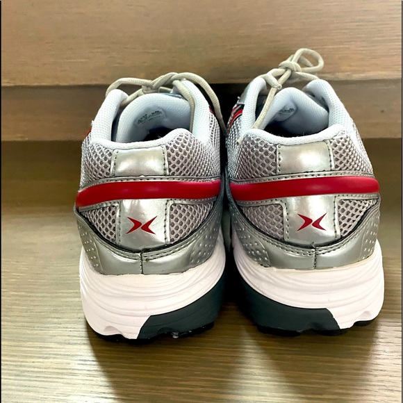 Aetrex Mens Zoom Runner Wide Width in Red/White - Picture 5 of 7